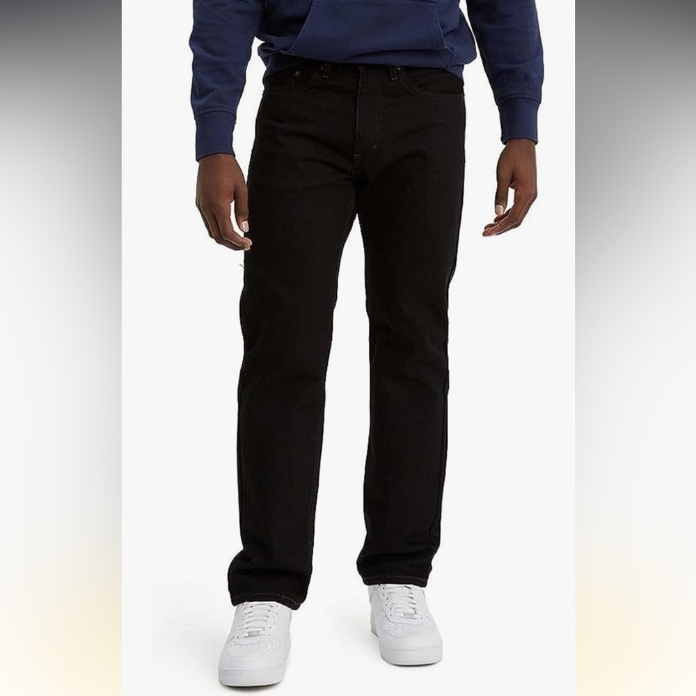 Levi’s 505 Regular Stretch Black Jeans 36 X 32​